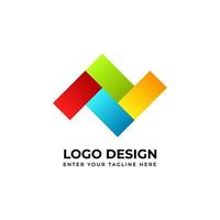 plantilla de logotipo abstracto vector