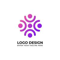 Abstract logo template vector