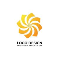 plantilla de logotipo abstracto vector