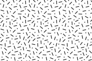 patrón abstracto de memphis sobre fondo blanco. ilustración vectorial vector