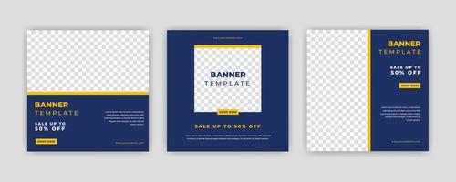 Unique Modern Editable Social Media banner template. Anyone can use this Easy Design Promotion web banner for social media. Modern elegant sales and discount promotions - Vector. vector