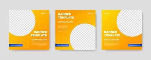 Unique Modern Editable Social Media banner template. Anyone can use this Easy Design Promotion web banner for social media. Modern elegant sales and discount promotions - Vector. vector