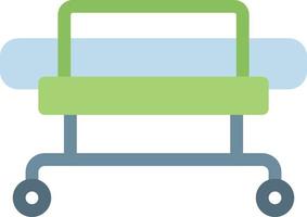 Stretcher vector illustration on a background.Premium quality symbols.vector icons for concept and graphic design.
