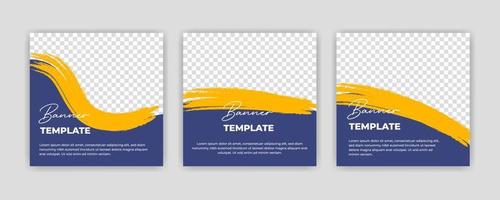 Unique Modern Editable Social Media banner template. Anyone can use this Easy Design Promotion web banner for social media. Modern elegant sales and discount promotions - Vector. vector