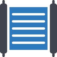 scroll vector illustration on a background.Premium quality symbols.vector icons for concept and graphic design.