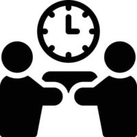 meeting time vector illustration on a background.Premium quality symbols.vector icons for concept and graphic design.