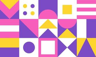 Abstract background. Colorful geometric mural wallpaper. Vector illustration