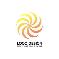 plantilla de logotipo abstracto vector