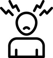 Stress vector illustration on a background.Premium quality symbols.vector icons for concept and graphic design.