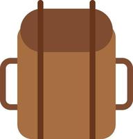 ilustración de vector de mochila en un fondo. símbolos de calidad premium. iconos vectoriales para concepto y diseño gráfico.