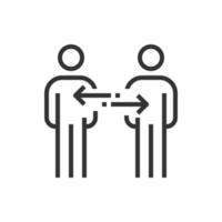 people group team work icon line business vector