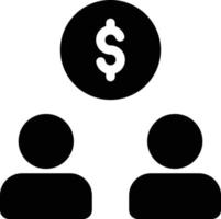 ilustración de vector de reunión de dólar en un fondo. símbolos de calidad premium. iconos vectoriales para concepto y diseño gráfico.