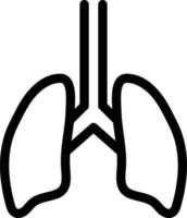 Lungs vector illustration on a background.Premium quality symbols.vector icons for concept and graphic design.