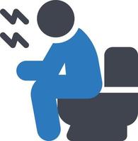 Constipation vector illustration on a background.Premium quality symbols.vector icons for concept and graphic design.