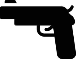 ilustración de vector de pistola en un fondo. símbolos de calidad premium. iconos vectoriales para concepto y diseño gráfico.