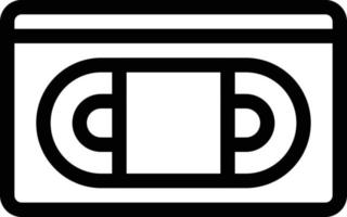 cassette vector illustration on a background.Premium quality symbols.vector icons for concept and graphic design.