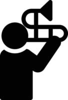 trumpet vector illustration on a background.Premium quality symbols.vector icons for concept and graphic design.