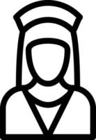 nurse vector illustration on a background.Premium quality symbols.vector icons for concept and graphic design.