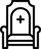 king chair vector illustration on a background.Premium quality symbols.vector icons for concept and graphic design.