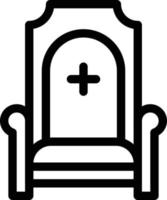 king chair vector illustration on a background.Premium quality symbols.vector icons for concept and graphic design.