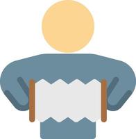accordion vector illustration on a background.Premium quality symbols.vector icons for concept and graphic design.