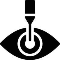 ilustración de vector de cirugía ocular en un fondo. símbolos de calidad premium. iconos vectoriales para concepto y diseño gráfico.