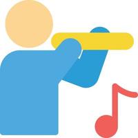 flute vector illustration on a background.Premium quality symbols.vector icons for concept and graphic design.
