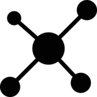 ilustración de vector de molécula en un fondo. símbolos de calidad premium. iconos vectoriales para concepto y diseño gráfico.