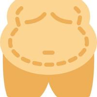 Tummy vector illustration on a background.Premium quality symbols.vector icons for concept and graphic design.