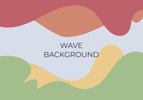 Abstract wave background with nord color vector