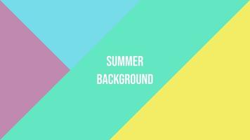 Hello summer vector illustration for social media design templates background with copy space for text. Summer landscapes background for banner, greeting card, poster, and advertising.