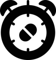 ilustración de vector de tiempo de medicina en un fondo. símbolos de calidad premium. iconos vectoriales para concepto y diseño gráfico.