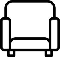 Ilustración de vector de sofá en un fondo. Símbolos de calidad premium. Iconos vectoriales para concepto y diseño gráfico.