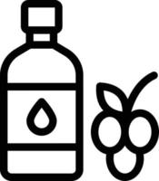 ilustración vectorial de uvas en un fondo. símbolos de calidad premium. iconos vectoriales para concepto y diseño gráfico. vector