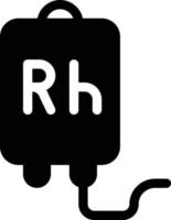 Ilustración de vector de goteo rh en un fondo. Símbolos de calidad premium. Iconos vectoriales para concepto y diseño gráfico.