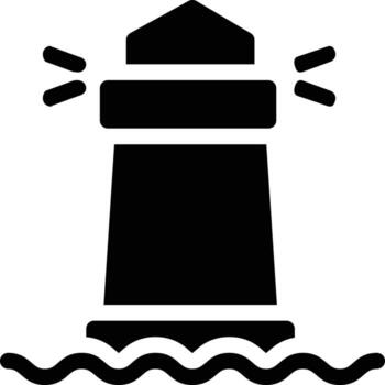 ilustración de vector de faro en un fondo. símbolos de calidad premium. iconos vectoriales para concepto y diseño gráfico.