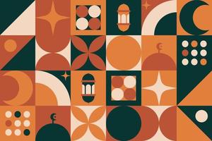 Seamless pattern ramadan kareem. Geometric pattern ramadan kareem. Vector illustration