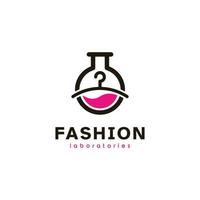 logotipo de laboratorios de estilo de moda de plantilla, colgador de icono de logotipo vector