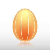 Easter egg with Exotic pattern, vector, Illustration. vector