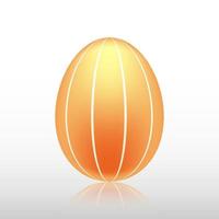 Easter egg with Exotic pattern, vector, Illustration. vector