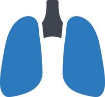 ilustración vectorial de pulmones en un fondo. símbolos de calidad premium. iconos vectoriales para concepto y diseño gráfico. vector