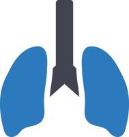 ilustración vectorial de pulmones en un fondo. símbolos de calidad premium. iconos vectoriales para concepto y diseño gráfico. vector