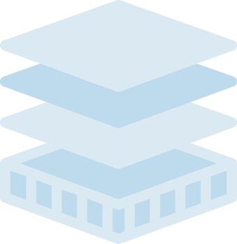 capas de ilustración vectorial sobre un fondo. símbolos de calidad premium. iconos vectoriales para el concepto y el diseño gráfico. vector