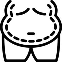 tummy vector illustration on a background.Premium quality symbols.vector icons for concept and graphic design.