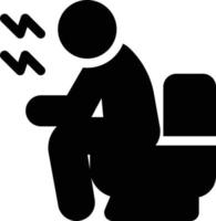 Constipation vector illustration on a background.Premium quality symbols.vector icons for concept and graphic design.