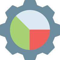 Pie chart setting vector illustration on a background.Premium quality symbols.vector icons for concept and graphic design.