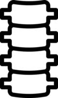 Spine vector illustration on a background.Premium quality symbols.vector icons for concept and graphic design.