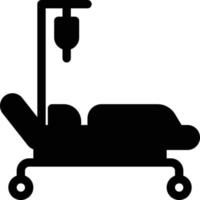 Patient Bed vector illustration on a background.Premium quality symbols.vector icons for concept and graphic design.