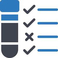 test check vector illustration on a background.Premium quality symbols.vector icons for concept and graphic design.