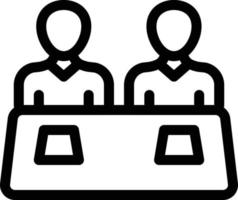 meeting table vector illustration on a background.Premium quality symbols.vector icons for concept and graphic design.